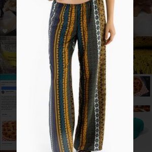 Wide Leg Topshop Pattern Pants